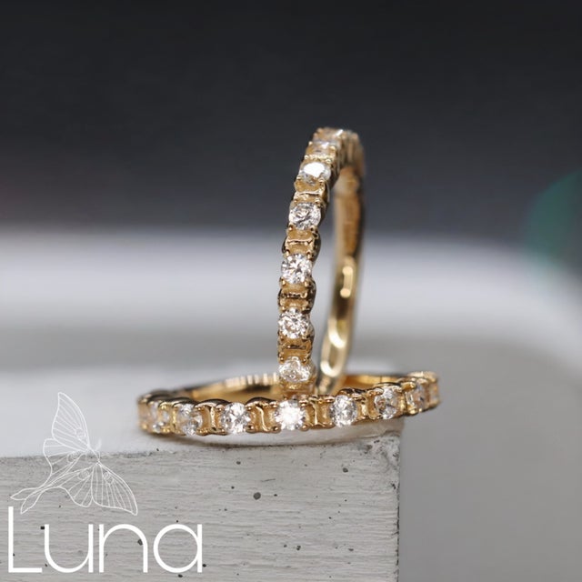 ルナ　ビーズ Vintage Bezel Set Engagement Ring S1132 – Chalmers Jewelers