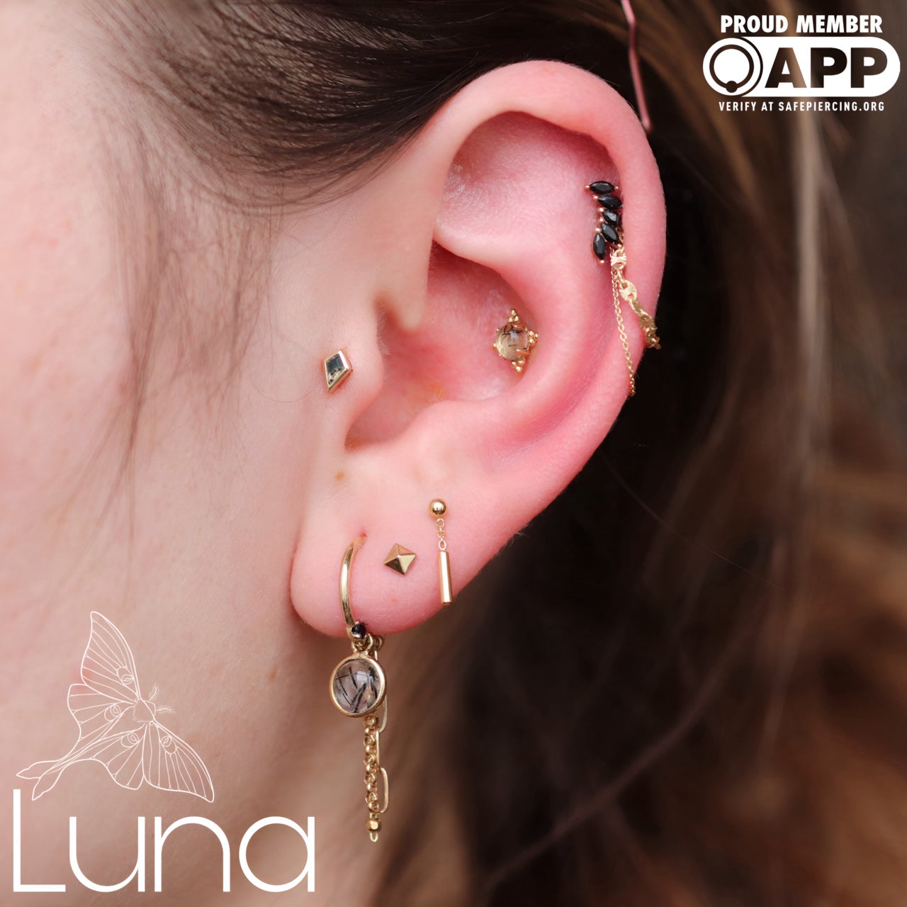 Junipurr Body Jewelry | Accessible Gold Body Jewelry | Luna 