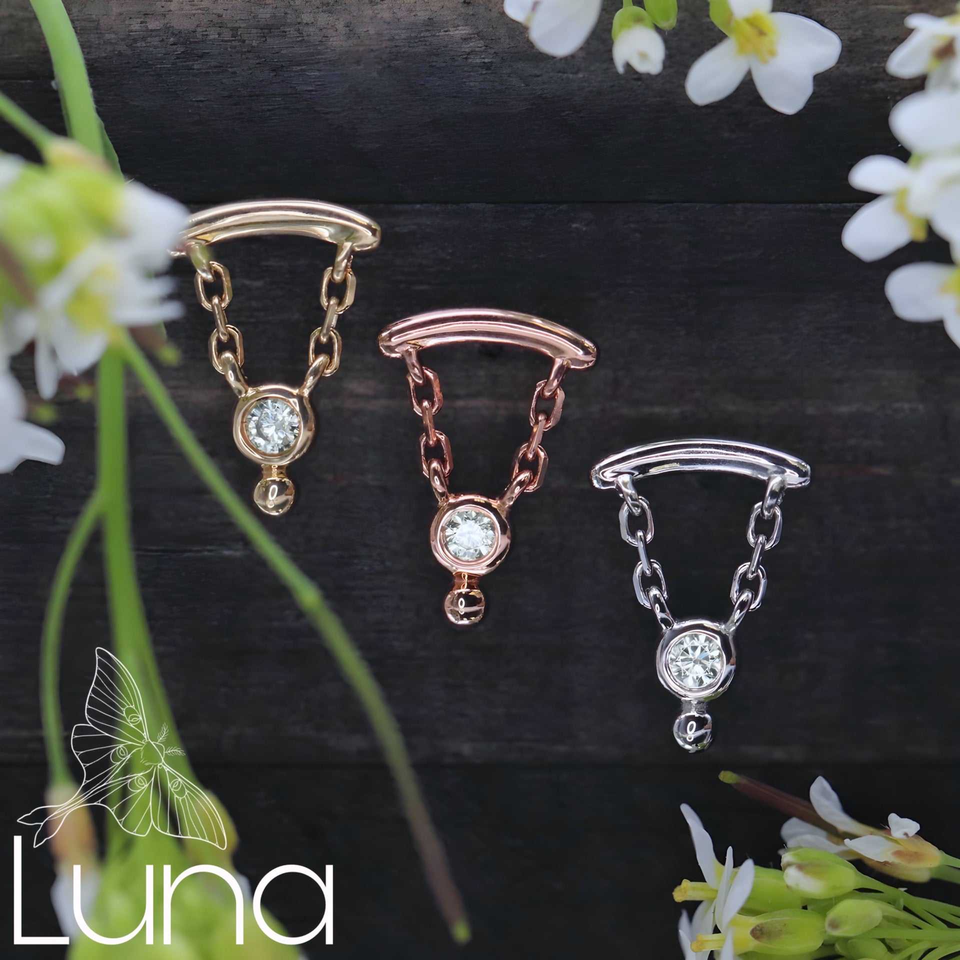 Helena - Hidden Helix Threadless End | Junipurr Body Jewelry