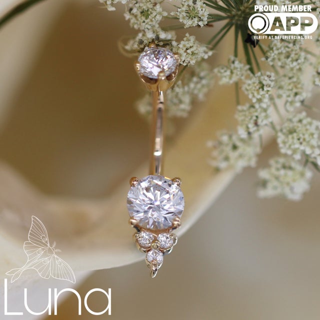 Navel Luna Piercing and Fine Jewelry