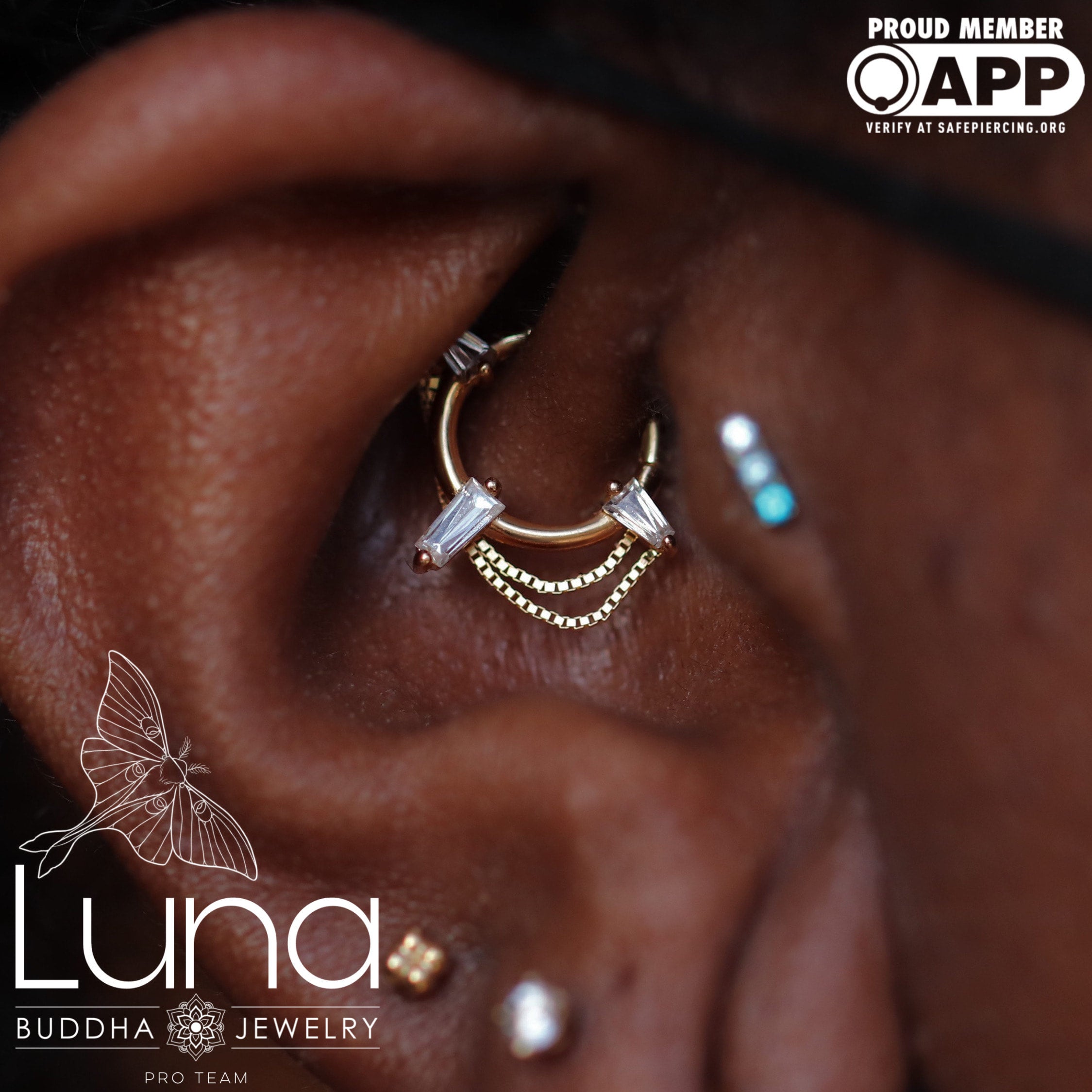 Buddha piercing cheap jewelry